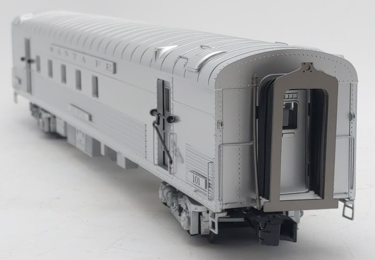 MTH 20-68230 O Santa Fe 70' Ribbed Streamlined RPO Car #101