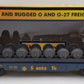 MTH 30-76459 O Santa Fe RailKing Flat Car with Wheel Set #297396
