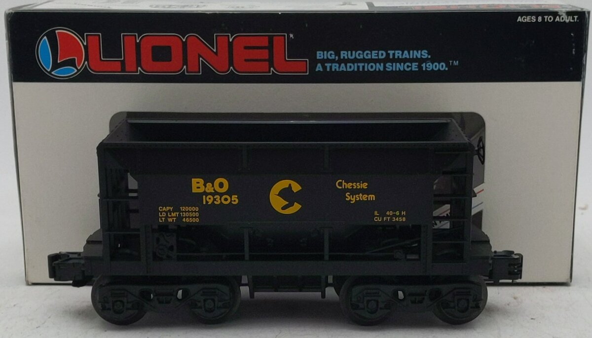 Lionel 6-19305 O Gauge B&O Chessie System Ore Car LN/Box