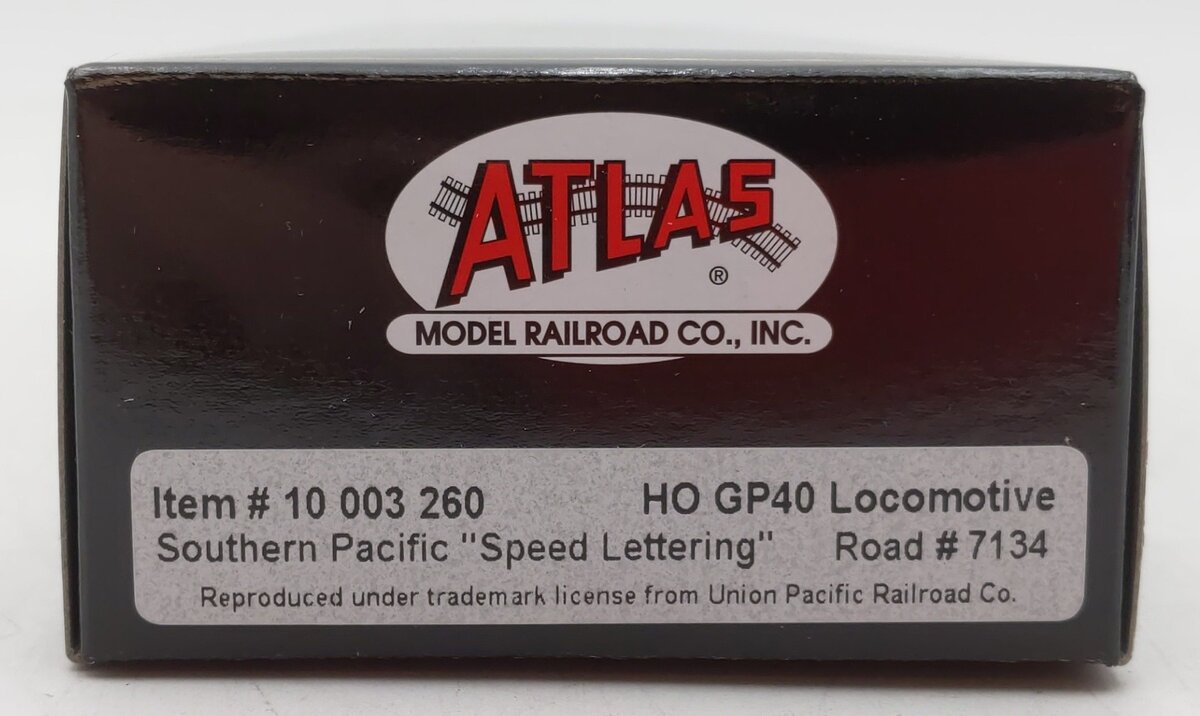 Atlas 10003260 HO Southern Pacific GP40 Gold Diesel Locomotive #7134 with Sound