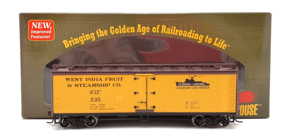 Roundhouse 85412 HO WIF RTR 40' Wood Reefer #735