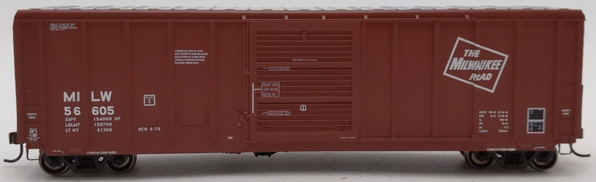 Athearn 71976 HO Milwaukee RTR PS 5344 Boxcar #56605