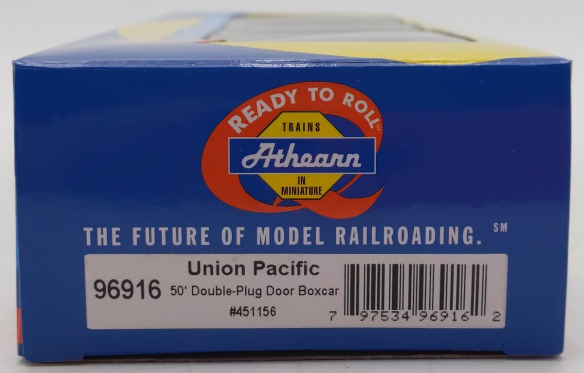 Athearn 96916 HO Union Pacific RTR 50' Double Door Plug Box #451156