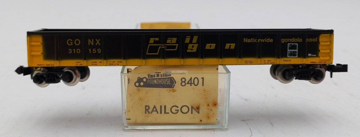 Roundhouse 8401 N Scale Railgon Gondola #310159 LN/Box