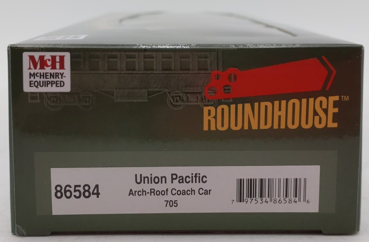 Roundhouse 86584 HO Scale Union Pacific Passenger Car #705 LN/Box