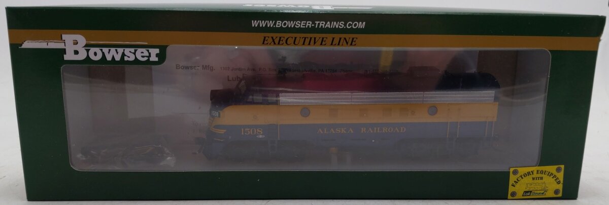 Bowser 24047 HO Alaska EMD F7A Diesel Locomotive #1508 w/LokSound & DCC