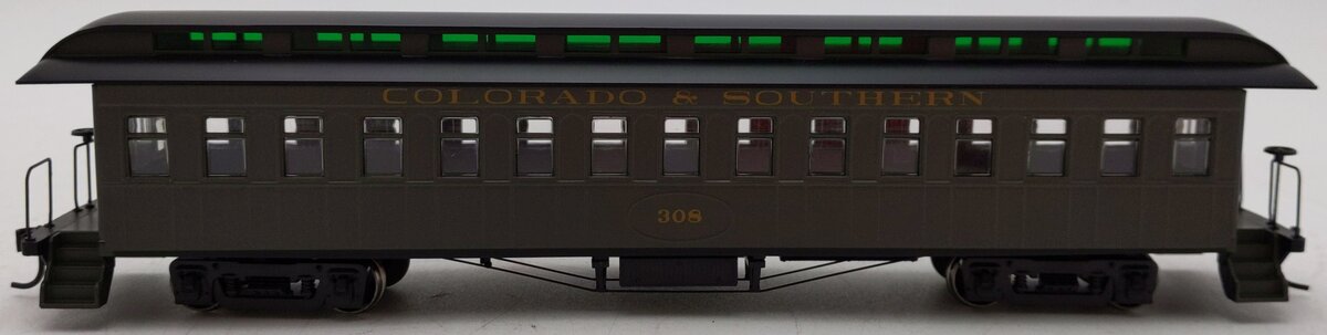Roundhouse 84819 HO Colorado & Southern RTR 50' Overland Coach #308