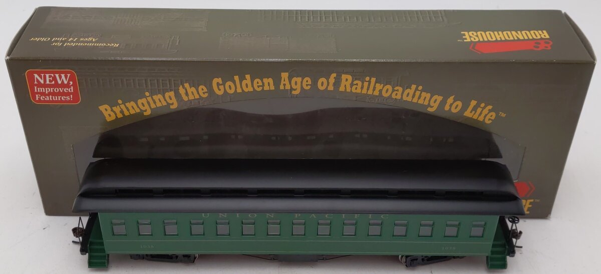Roundhouse 84816 HO Union Pacific  RTR 50' Overland Coach #1038