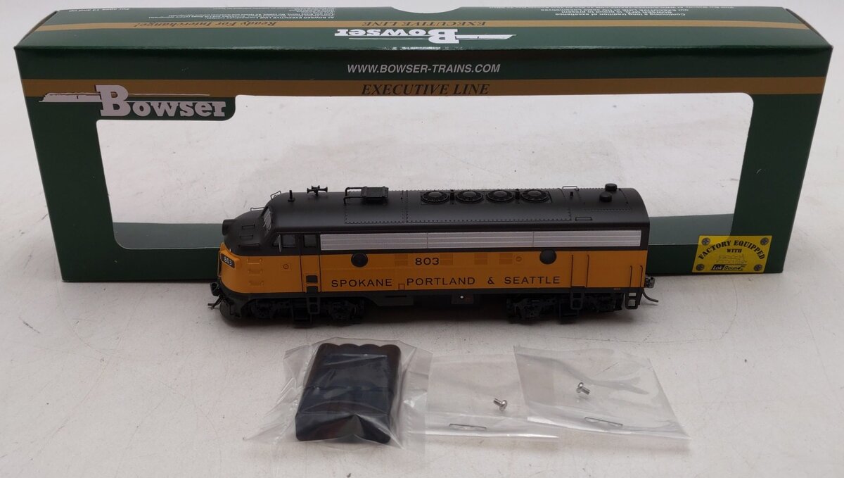 Bowser 24074 HO SP&S EMD F7A Diesel Locomotive #803 with LokSound & DCC