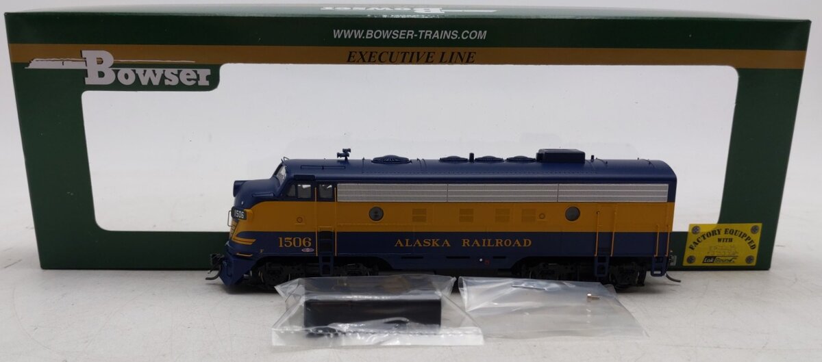 Bowser 24046 HO Alaska EMD F7A Diesel Locomotive #1506 w/LokSound & DCC