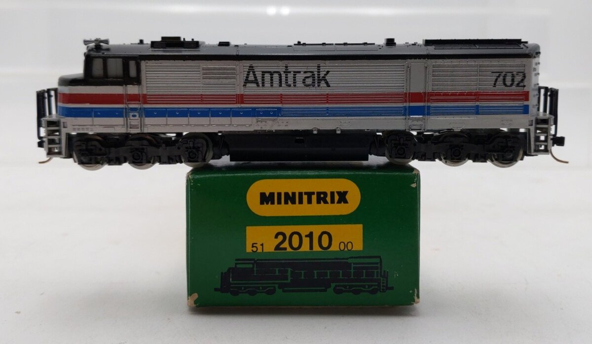 Minitrix 2010 N Gauge Amtrak Diesel Locomotive #702 EX/Box