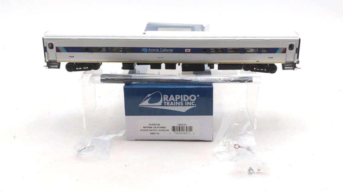 Rapido Inc 128033 HO Amtrak California Pacific Horizon Diner Car #53509