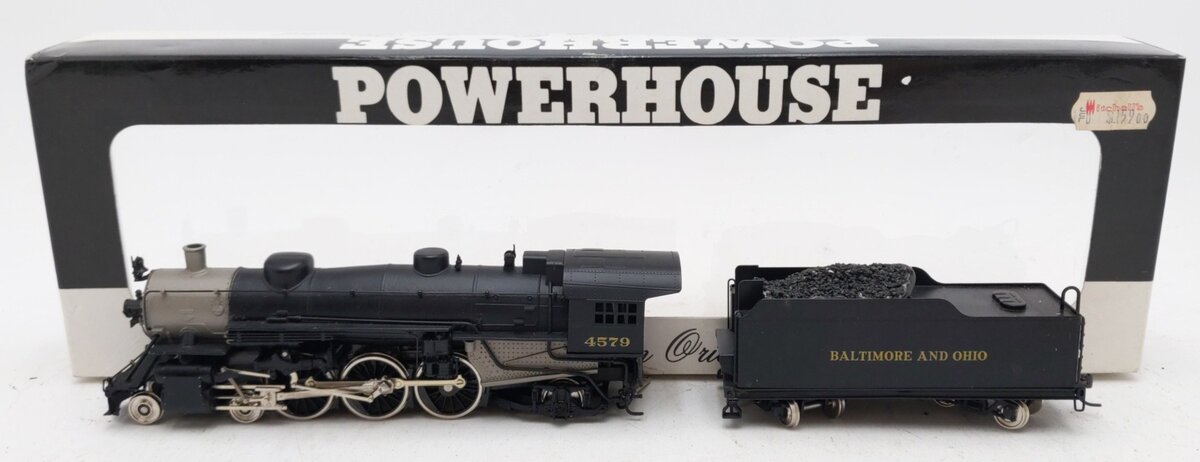 Oriental Limited 8022 HO B&O BRASS Powerhouse 4-6-2 Steam Loco & Tender (Custom) EX