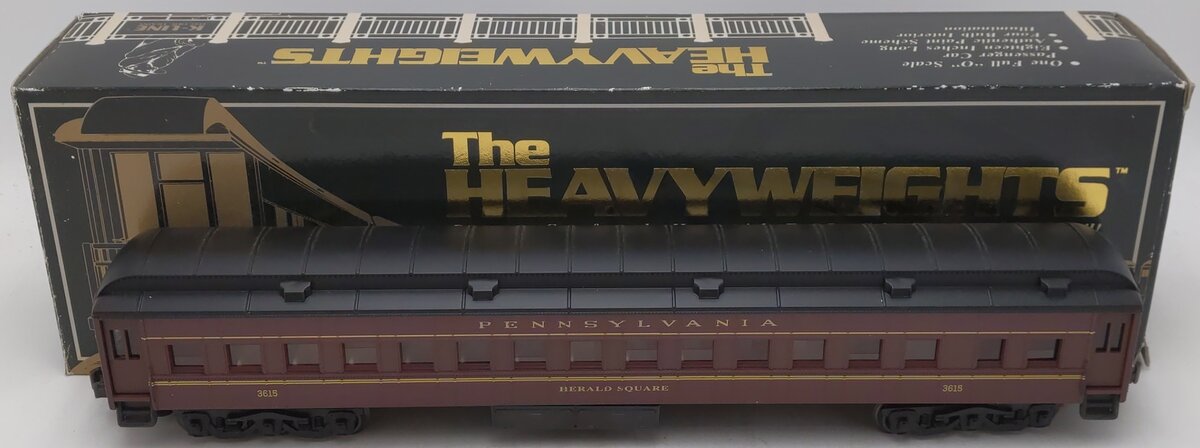 K-Line K4480-3615 O Pennsylvania "Herald Square" 18" Heavyweight Coach Car #3615 LN/Box