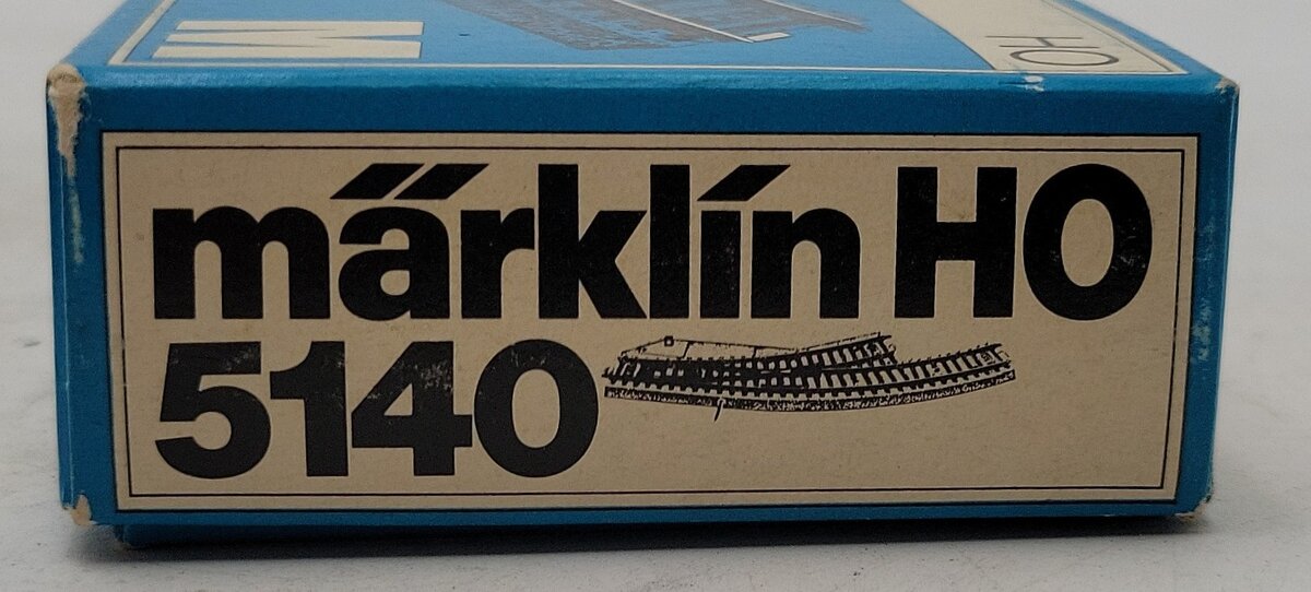 Marklin 5140 HO Curved Electric 2-Way Switches/Turnouts (Pair of 2) EX/Box