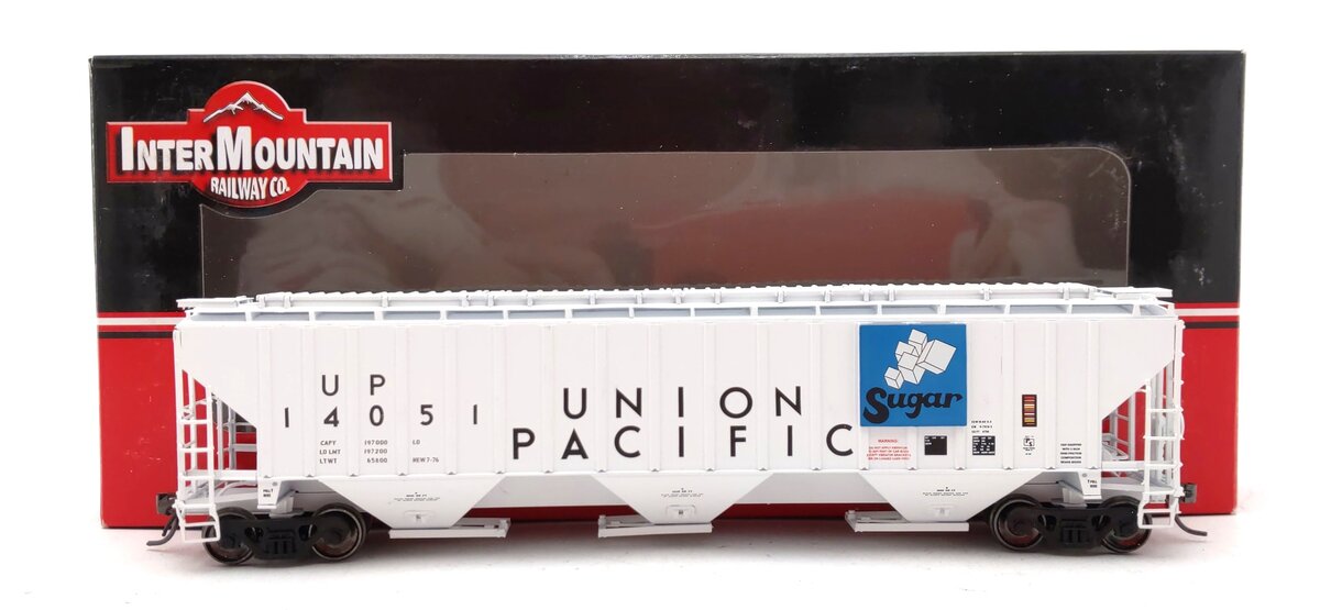 InterMountain 45341-19 HO PS-2 4750 Hopper Car Union Pacific Sugar Car #14052