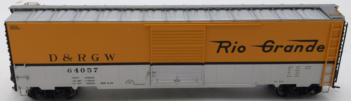 Atlas 20003389 HO Denver & Rio Grande Western 50' Postwar Single Door #64057