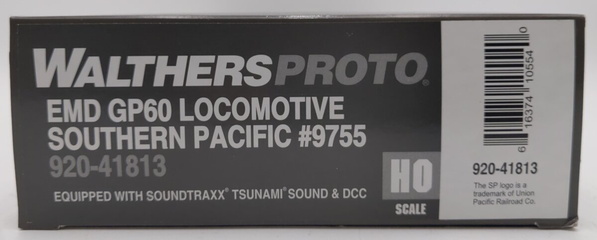 Walthers 920-41813 HO SP EMD GP60-SoundTraxx #9755 w/ Tsunami Sound & DCC