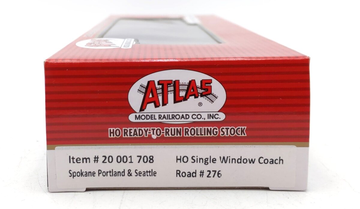 Atlas 20001708 HO SP&S Heavyweight Single Window Coach #276