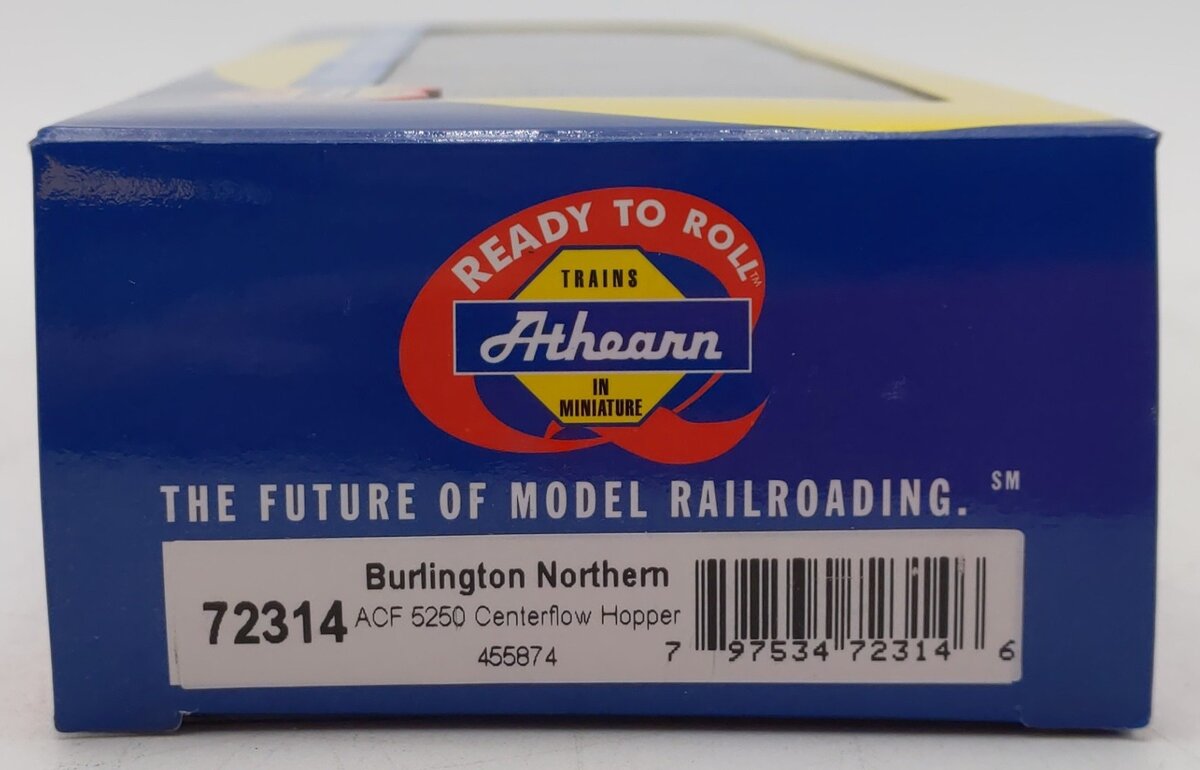 Athearn 72314 HO Burlington Northern ACF Centerflow Hopper #455874
