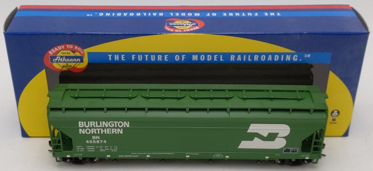 Athearn 72314 HO Burlington Northern ACF Centerflow Hopper #455874