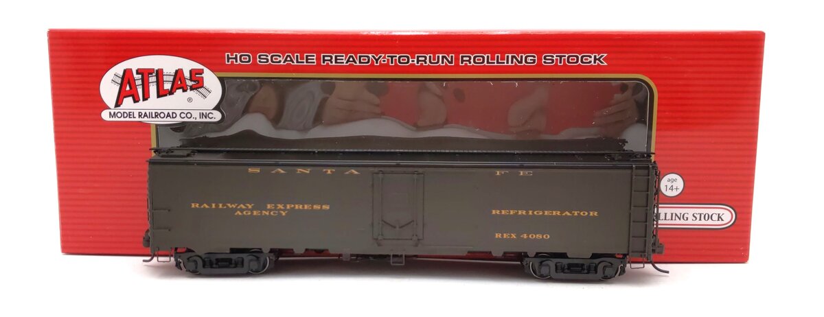 Atlas 20003403 HO Santa Fe REX REA Steel Express Reefer Road #4080