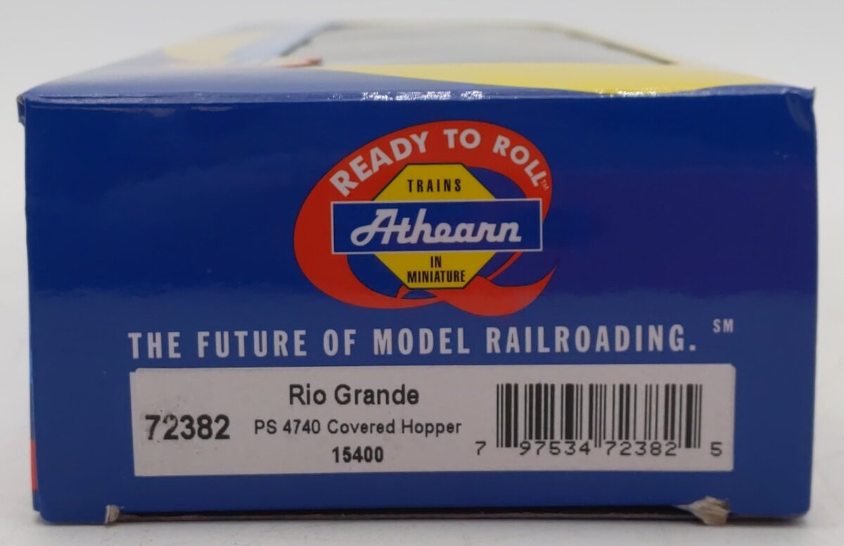 Athearn 72382 HO Scale D&RGW PS 4740 Covered Hopper #15400 LN/Box
