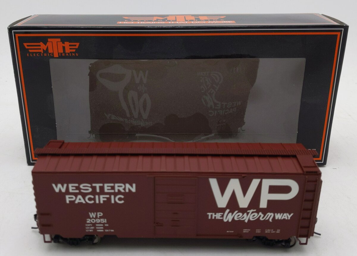 MTH 85-74134 Western Pacific HO Scale 40’ PS-1 Box Car #20951