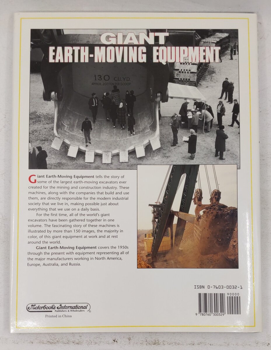 Giant Earth-Moving Equipment Hardcover Book By Eric C. Orlemann VG