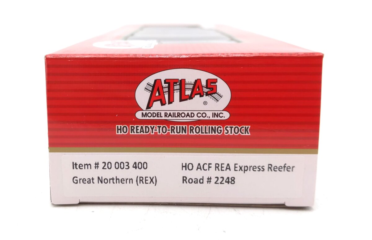 Atlas 20003400 HO Great Northern REX REA Steel Express Reefer #2248