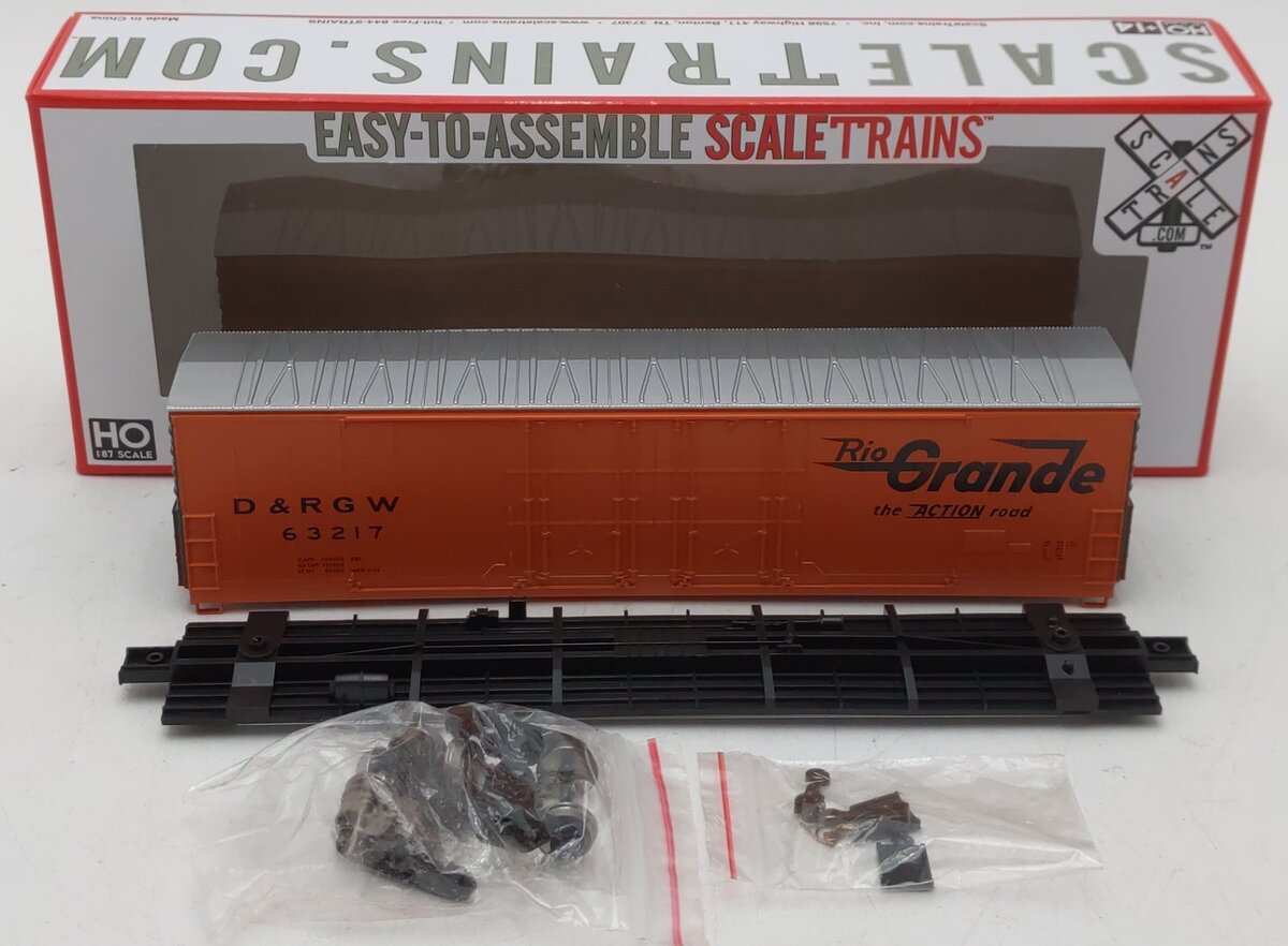 Scale Trains 1056 HO Rio Grande DRGW Evans (USRE) 5100 RBL 8' Double-Plug-Door