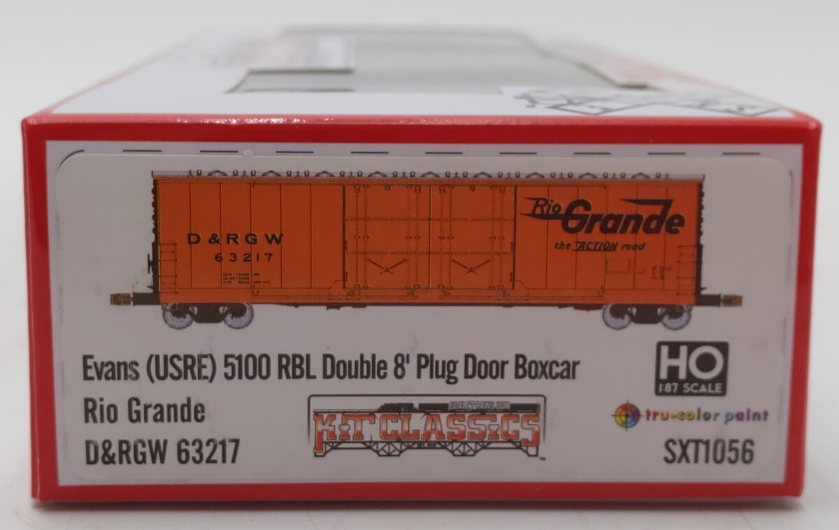 Scale Trains 1056 HO Rio Grande DRGW Evans (USRE) 5100 RBL 8' Double-Plug-Door