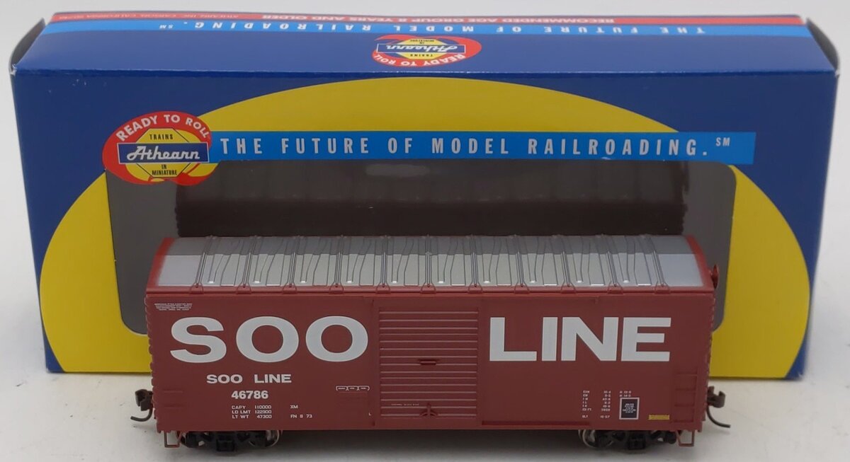 Athearn 70155 HO Scale SOO Line Boxcar #46786 LN/Box