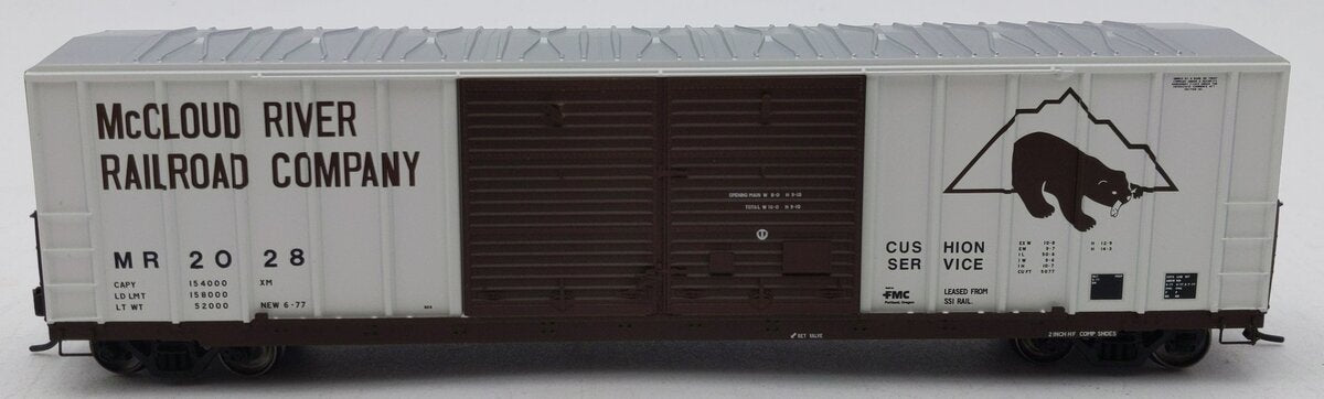 Atlas 20001952 HO McCloud River FMC 5077 Double Door Boxcar #2028
