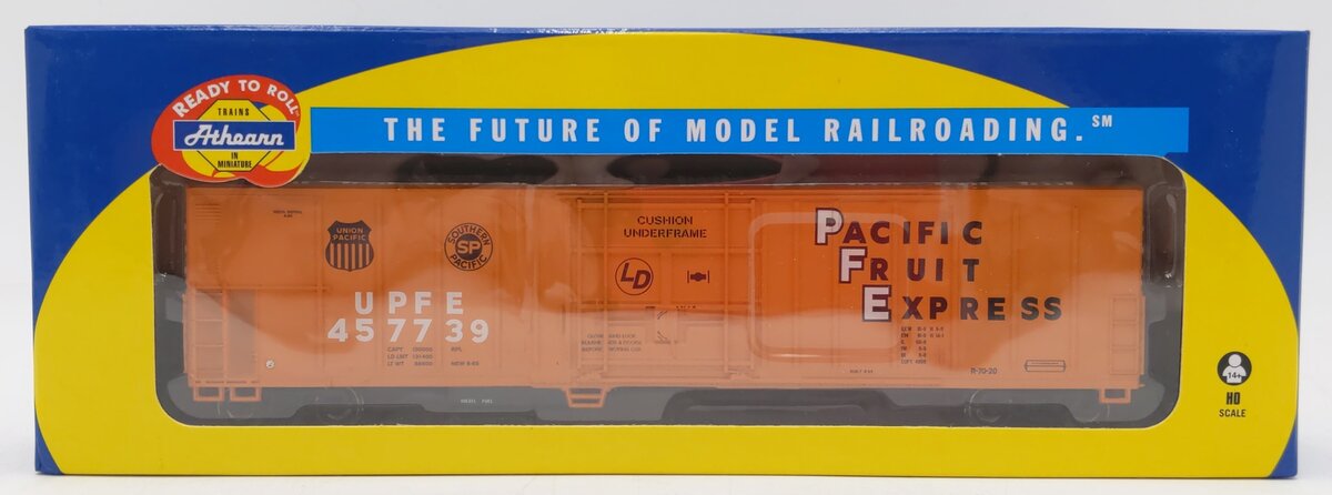 Athearn 71412 HO Scale Pacific Fruit Express 57' Mechanical Reefer #457739