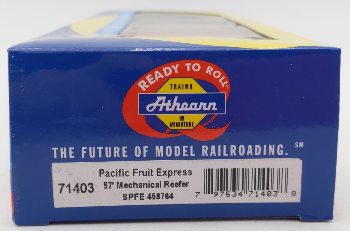 Athearn 71403 HO Scale Pacific Fruit Express 57' Mechanical Reefer # 458764