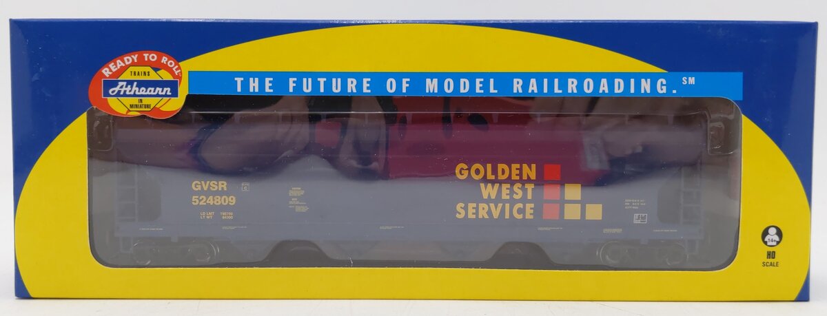 Athearn 72321 HO Scale Golden West Service ACF Centerflow Hopper #524809