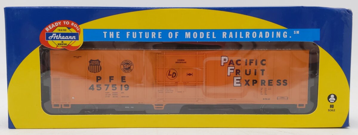 Athearn 71400 HO Scale Pacific Fruit Express 57' Mechanical Reefer #457519