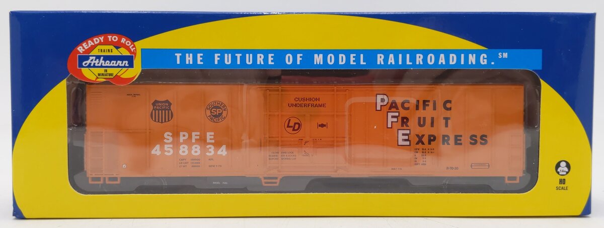 Athearn 71410 HO Scale Pacific Fruit Express 57' Mechanical Reefer #458834