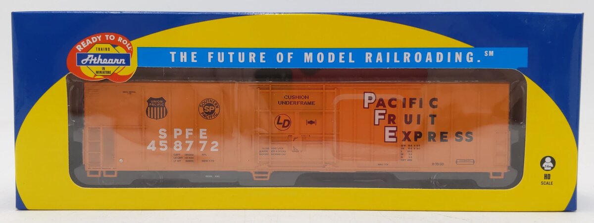 Athearn 71409 HO Scale Pacific Fruit Express 57' Mechanical Reefer #458772