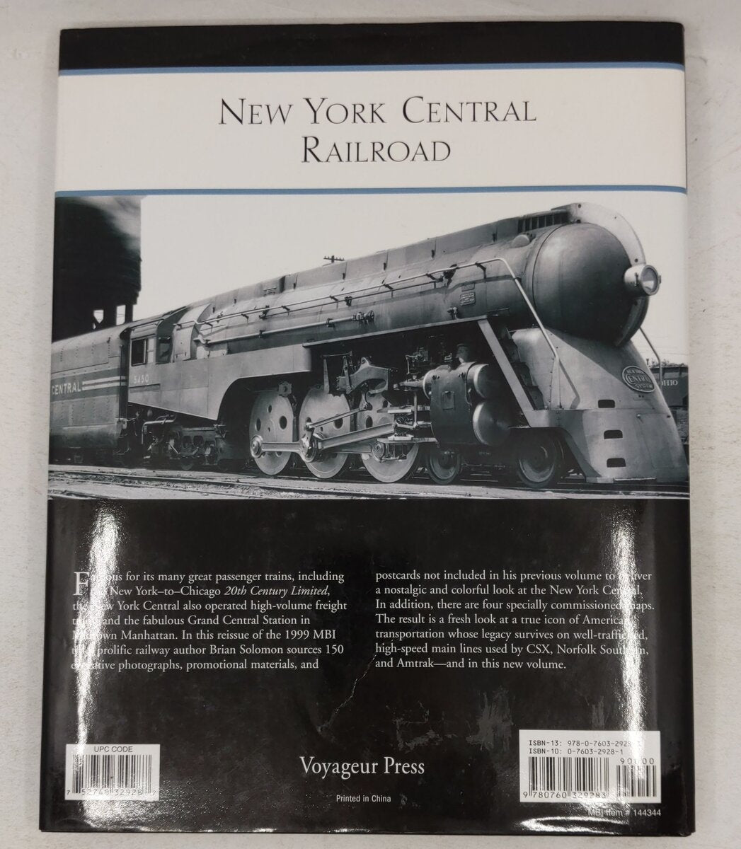 New York Central Railroad Hardcover Book By Mike Schafer, Brian Solomon VG