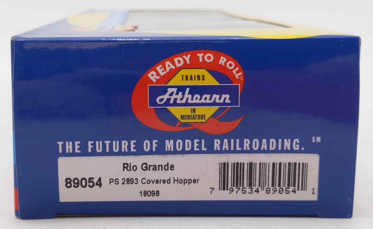 Athearn 89054 HO Scale D&RGW PS-2 2893 Covered Hopper #18098 LN/Box