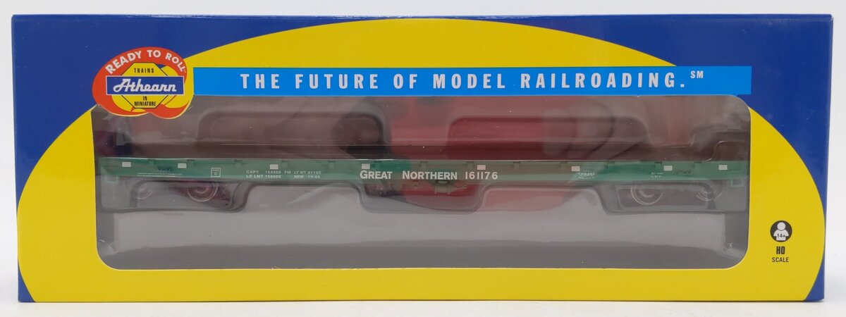 Athearn 97820 HO Scale Great Northern 60' Flat Car #161176