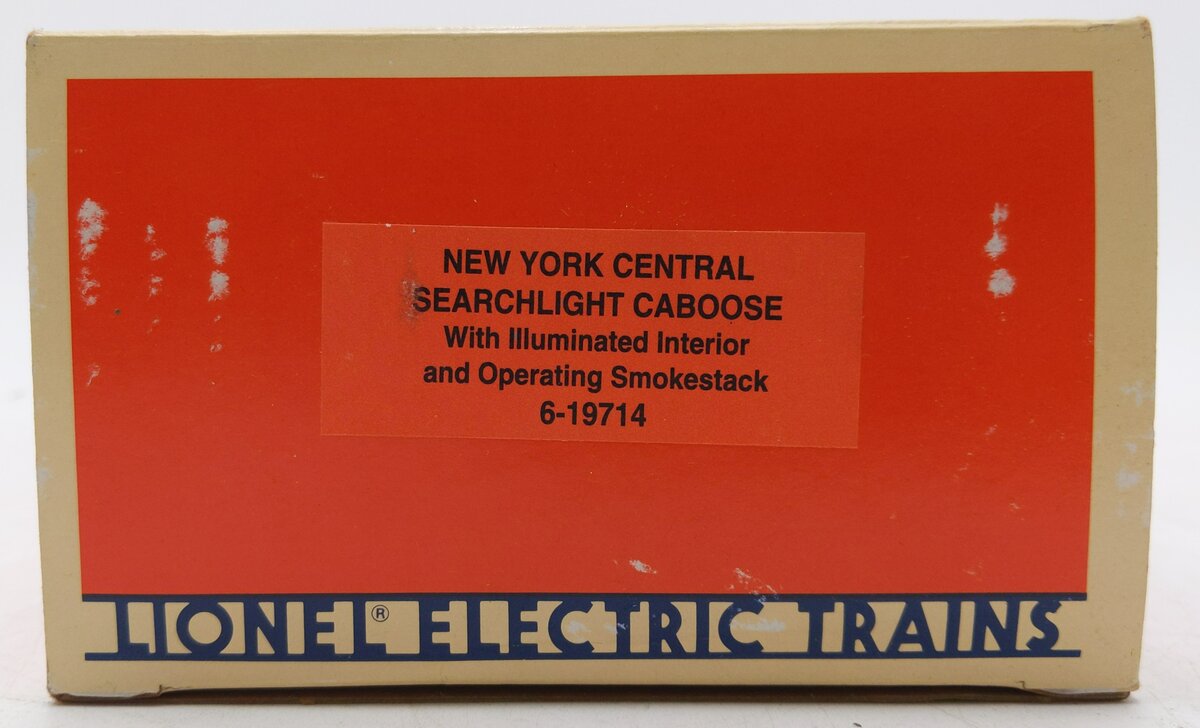Lionel 6-19714 O Gauge New York Central Searchlight Caboose LN/Box