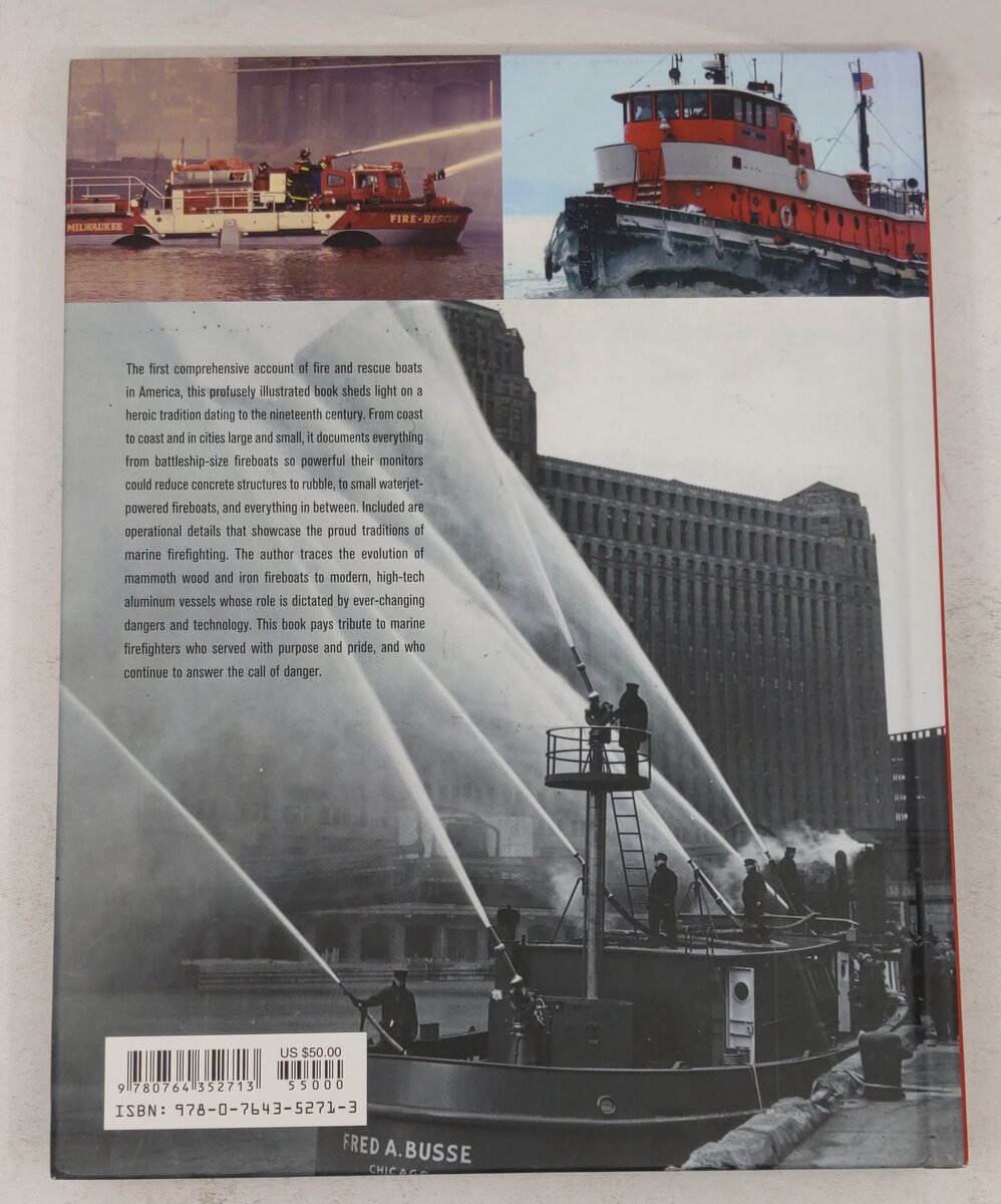 American Fireboats Hardcover Book By Wayne Mutza EX