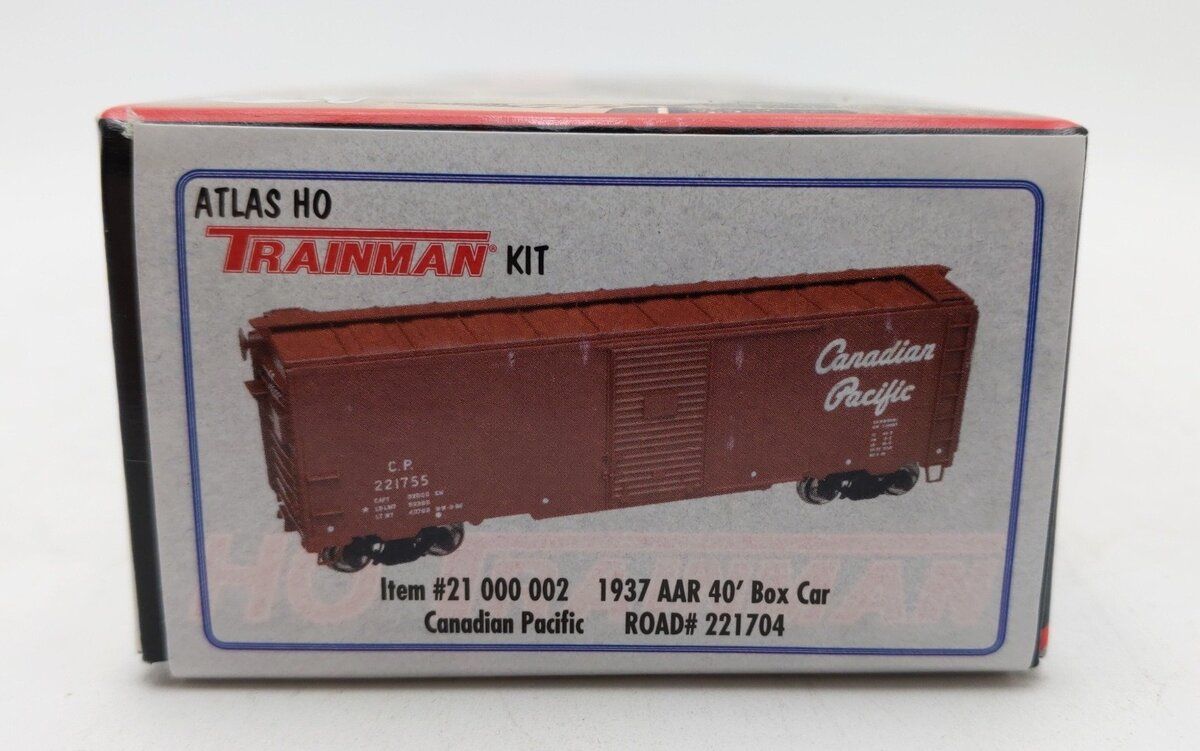 Atlas 21000002 HO Canadian Pacific 1937 AAR 40' Boxcar Kit #221704