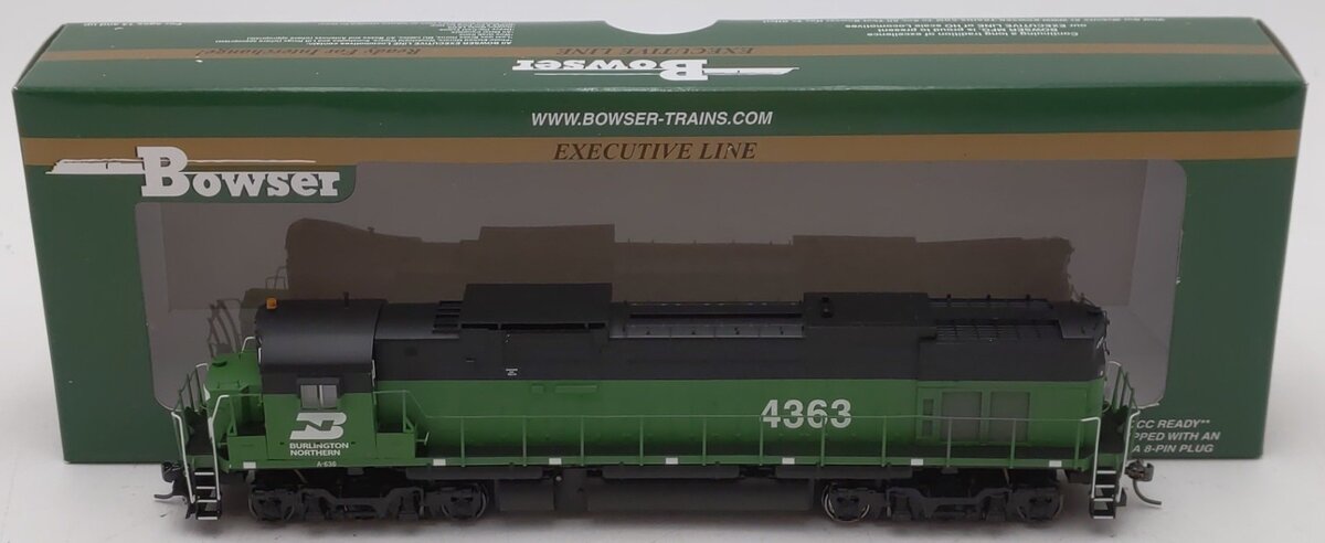 Bowser 23606 HO Scale Burlington Northern Diesel Locomotive #4363 w/ DCC