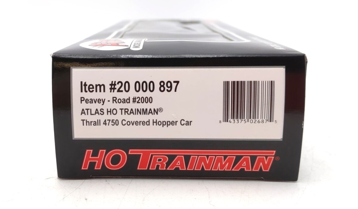 Atlas 20000897 HO Peavy Trainman Thrall 4750 Covered Hopper #2000
