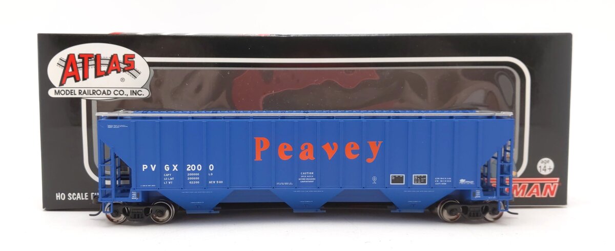 Atlas 20000897 HO Peavy Trainman Thrall 4750 Covered Hopper #2000