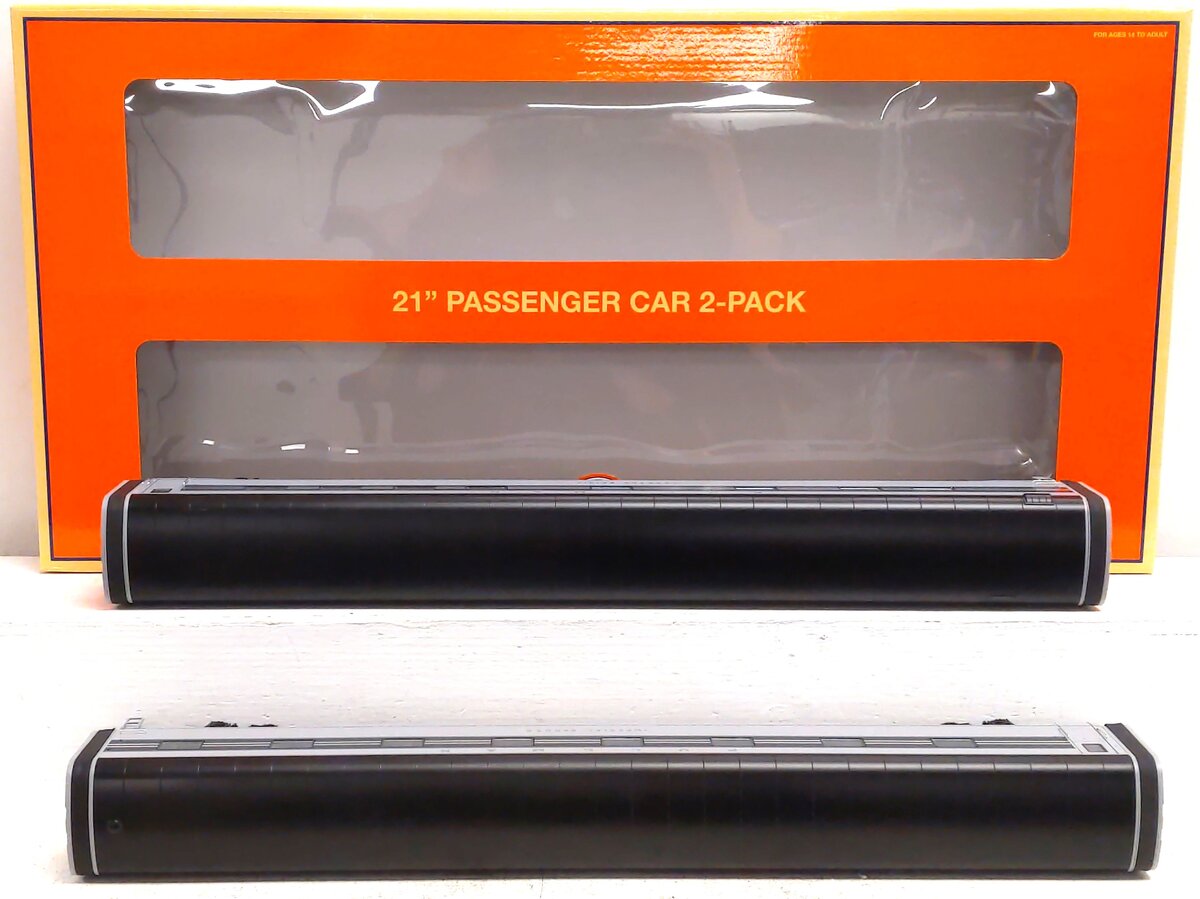 Lionel 2327320 O Gauge NYC 20th Century Limited 21'' Passenger Car (Set of 2) LN/Box